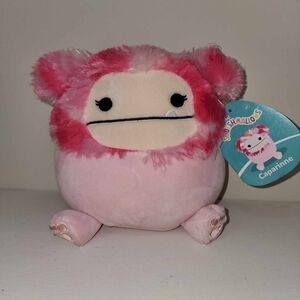 NWT Kellytoy Original Squishmallow 7” Caparinne Pink Bigfoot Yeti Aldi Exclusive